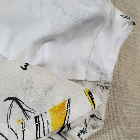 Coco Love Sailboat Tank White Yellow Black XSmall - Picture 6 of 7